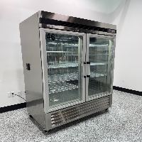 Summit Double Door Stainless Steel Refrigerator image 0
